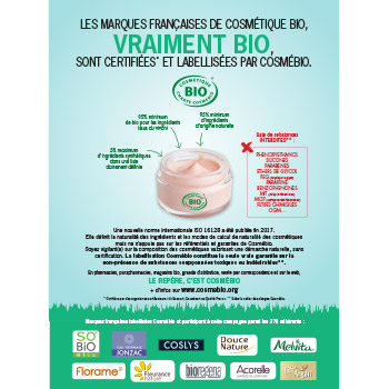 Affiche de la campagne de presse expliquant la Norme Bio ISO 16128