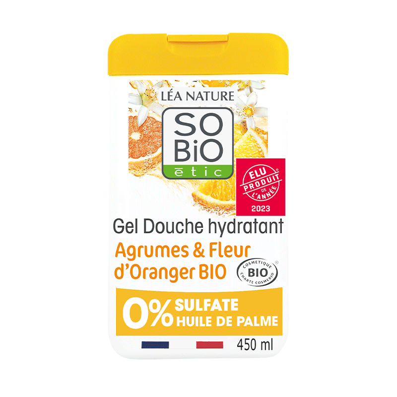 Gel Douche Hydratant Agrumes & Fleur d'Oranger Bio