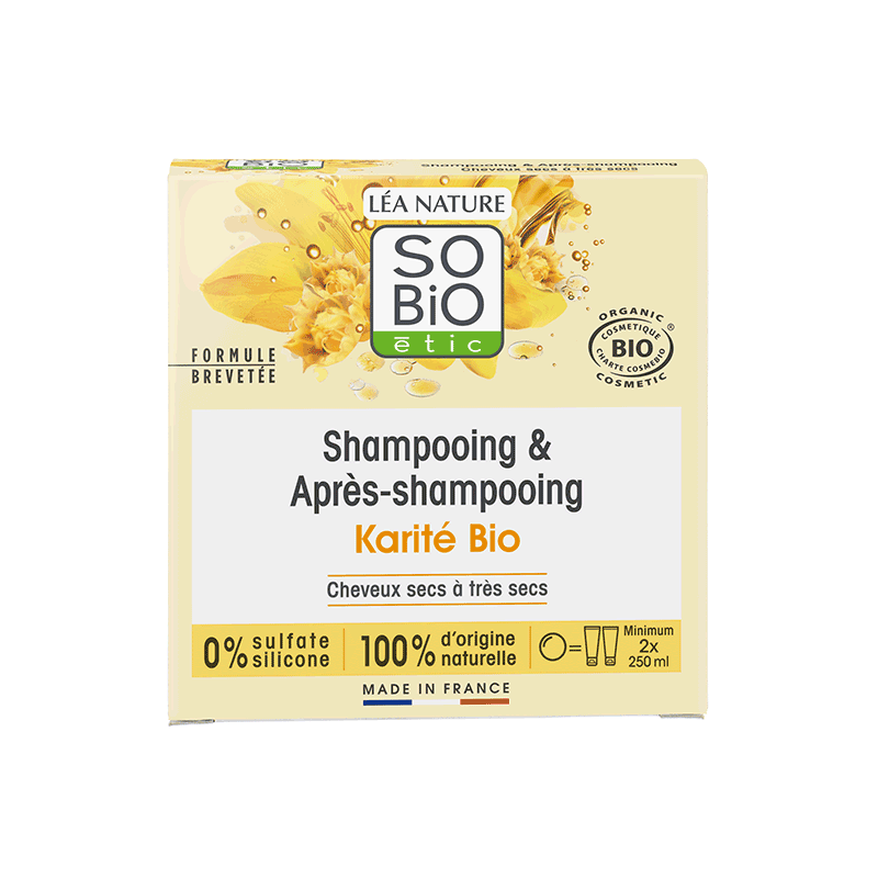 Shampooing et après shampooing solide karité bio_image1